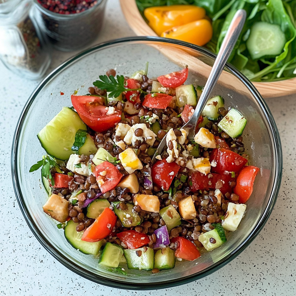 salade de lentilles froide