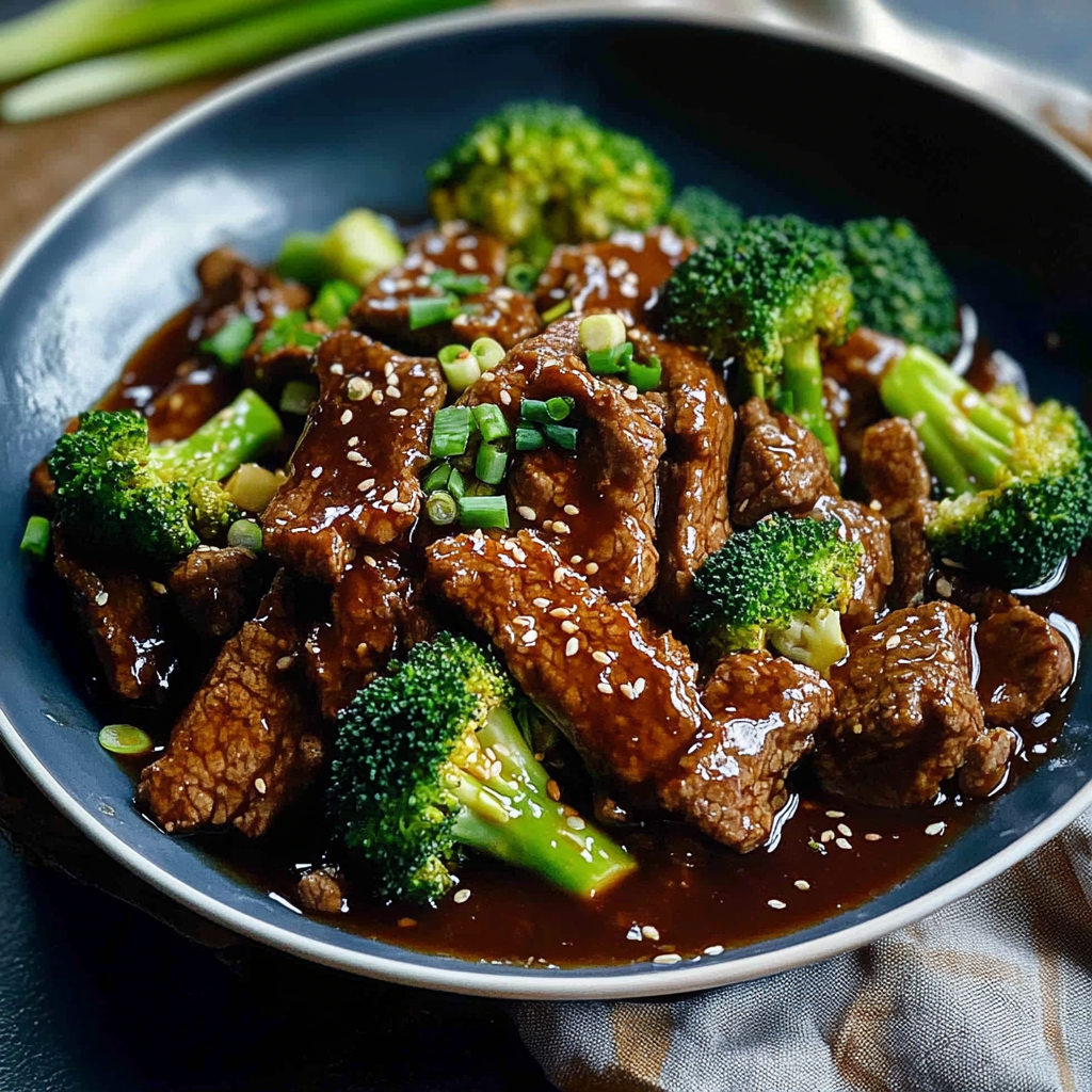 slow cooker beef and broccoli