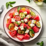 Amazing Vibrant Memorial Day Watermelon Feta Salad Delight