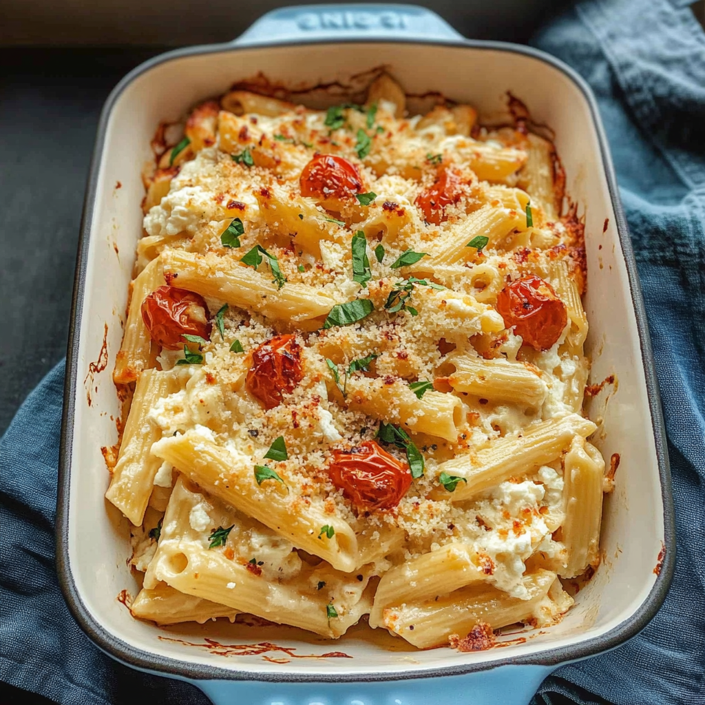 Amazing Viral Baked Feta Pasta with Rich, Tangy Sauce