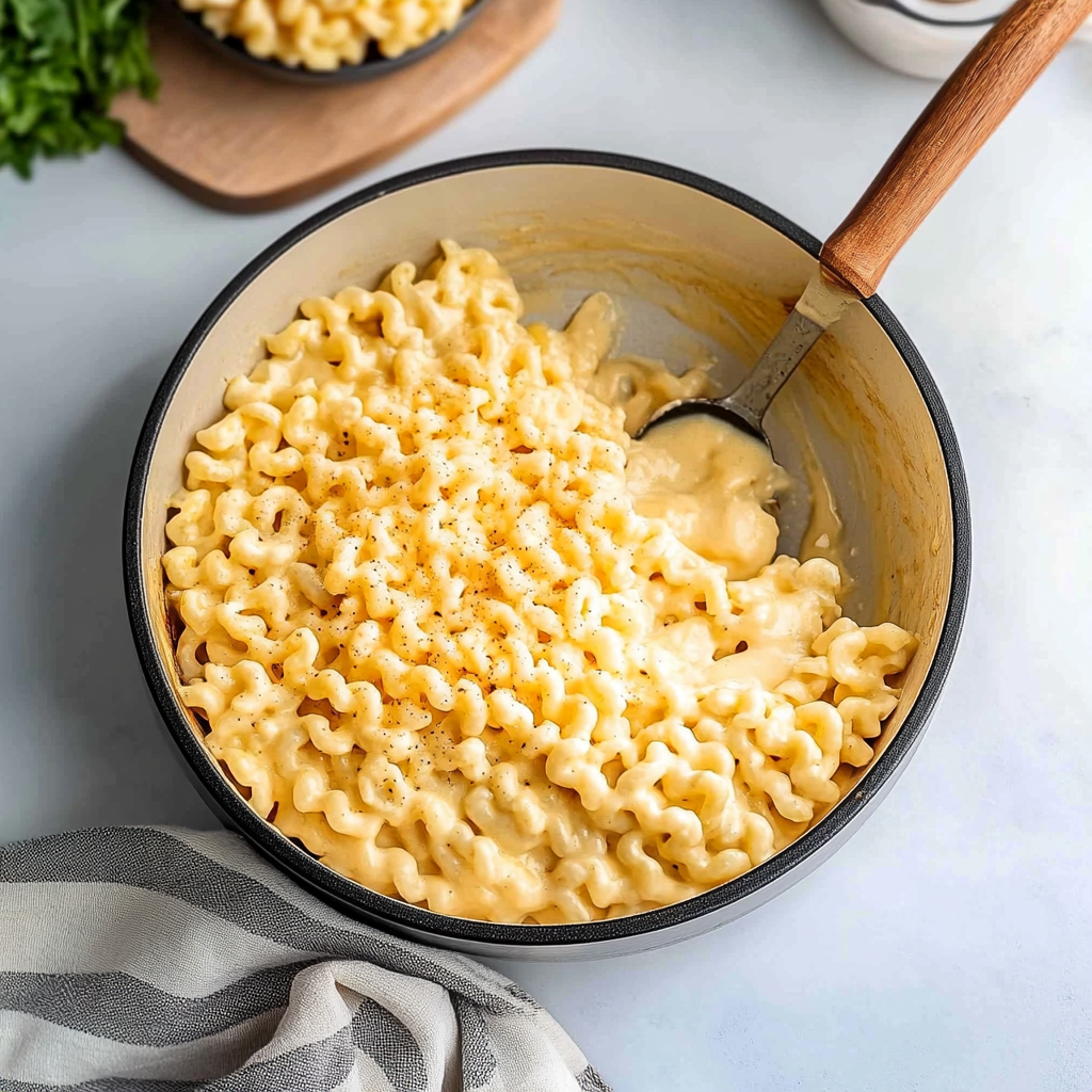 white cheddar mac and cheese