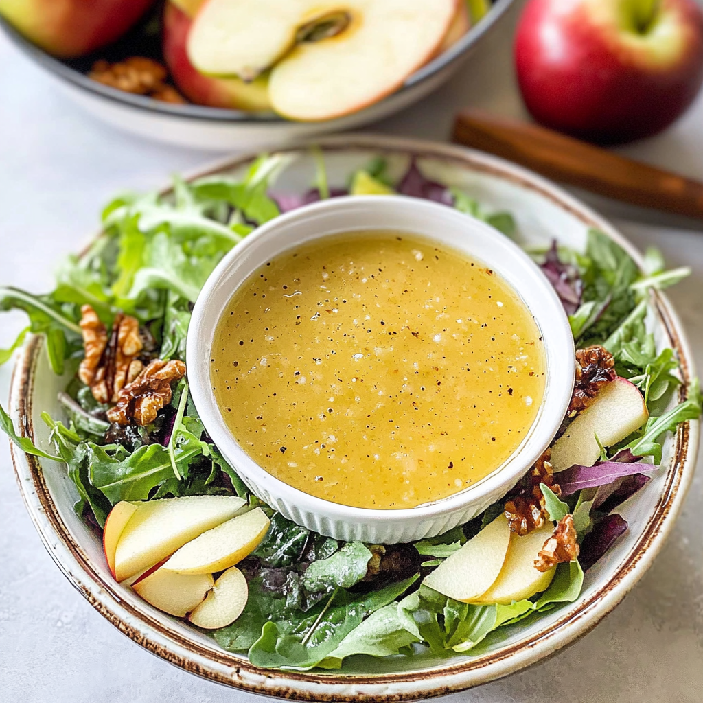 Amazing Apple Cider Vinaigrette Fall Salad Dressing Delight