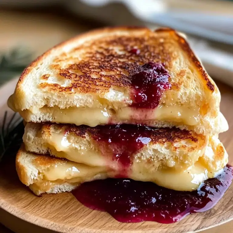 Amazing Apple and Cranberry Grilled Cheese Delight