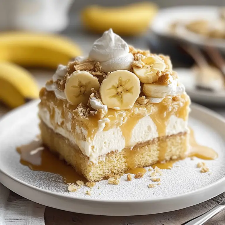 Amazing Banana Pudding Poke Cake for Incredible Delight