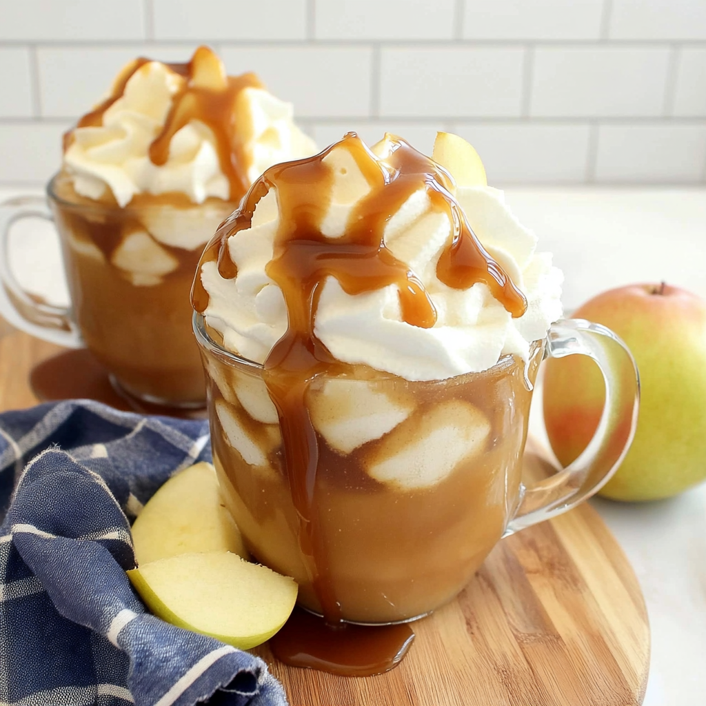 Caramel Apple Cider Float Recipe