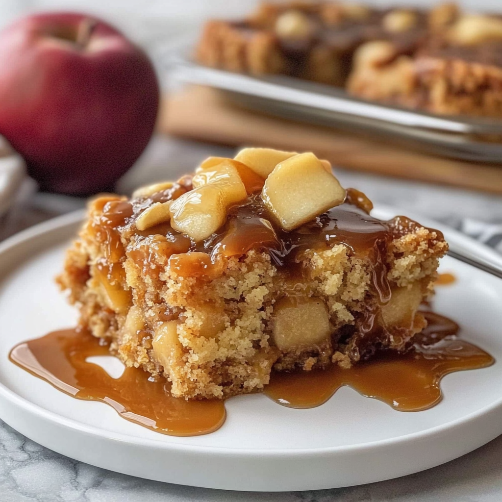 Caramel Apple Dump Cake Recipe