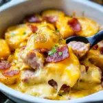 Amazing Cheesy Ranch Potatoes and Smoked Sausage Delight