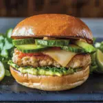 Amazing Chicken Avocado Burgers for a Mouthwatering Delight