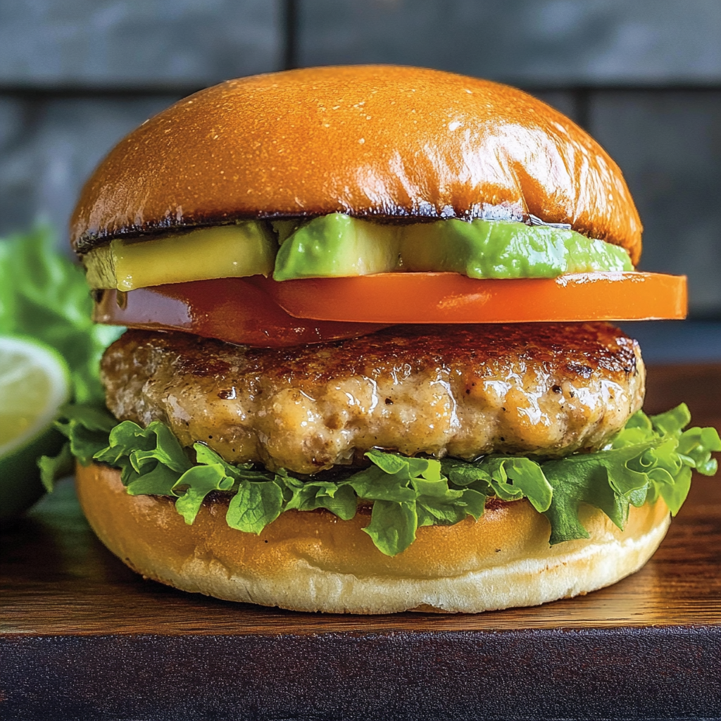Chicken Avocado Burgers