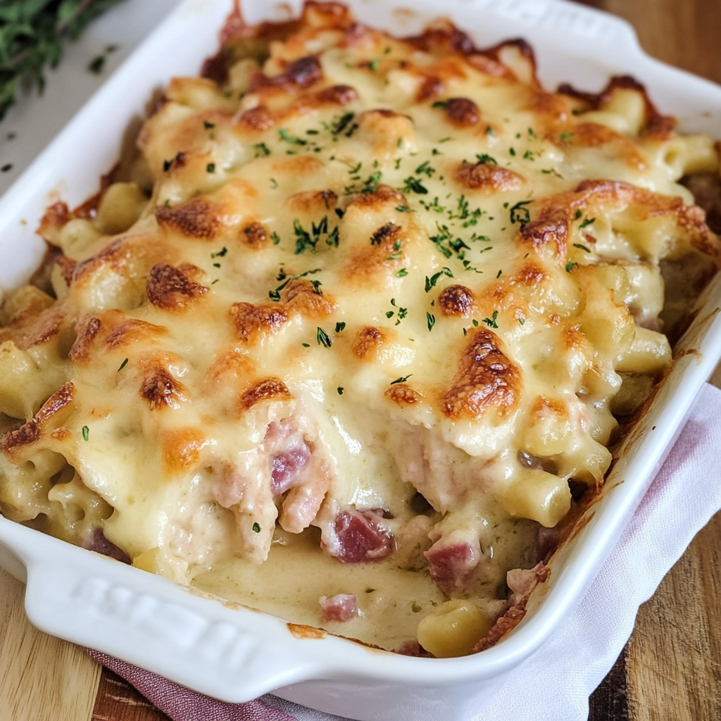 Chicken Cordon Bleu Casserole