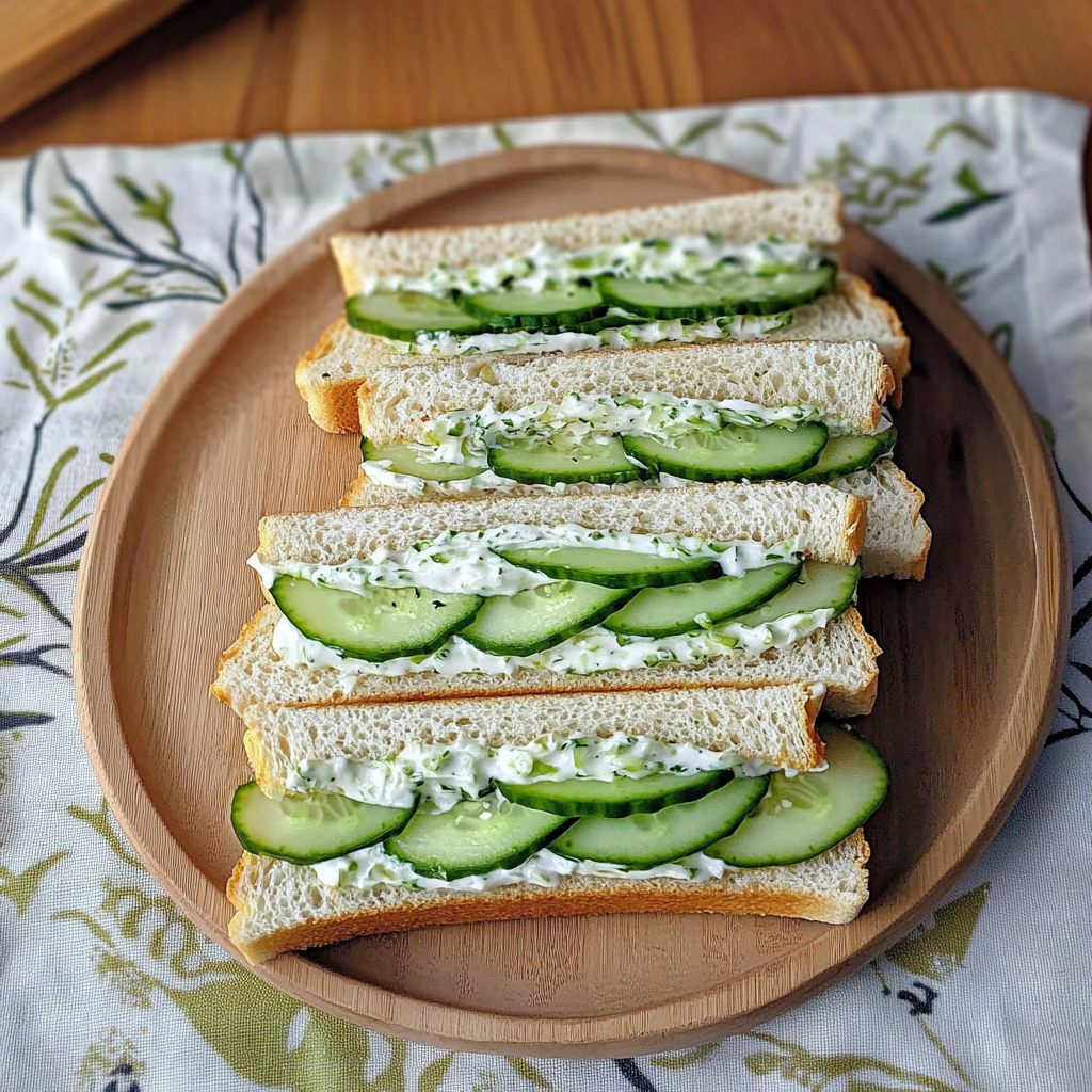 Amazing Cucumber Sandwiches for Hot Days - Refreshing Delight