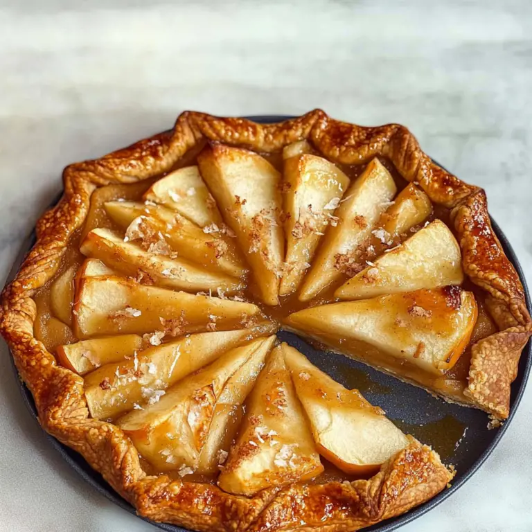 Amazing Easy Apple Galette with Rustic Crust Delight