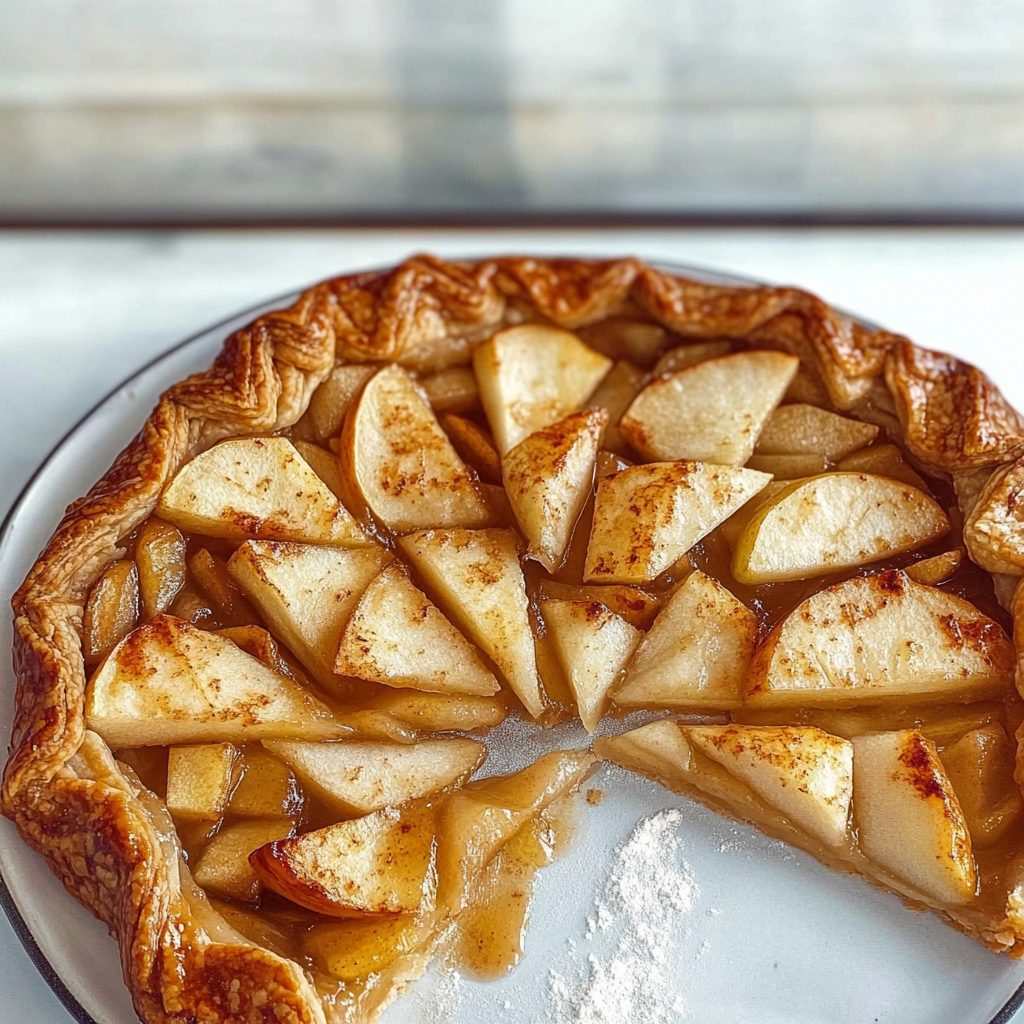 Easy Apple Galette with Rustic Crust