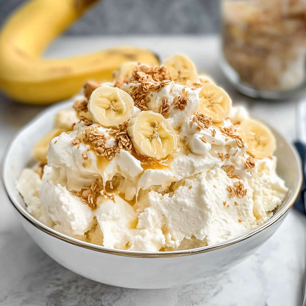 Easy Banana Pudding Fluff Salad - Incredible and Delicious Treat
