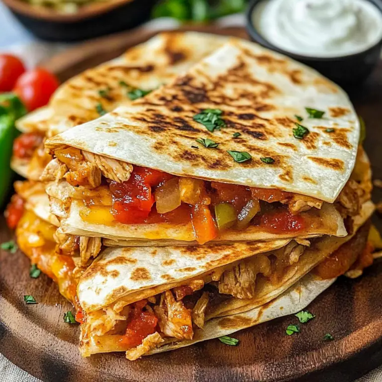 Amazing Easy Chicken Fajita Quesadilla Recipe for Delicious Flavor
