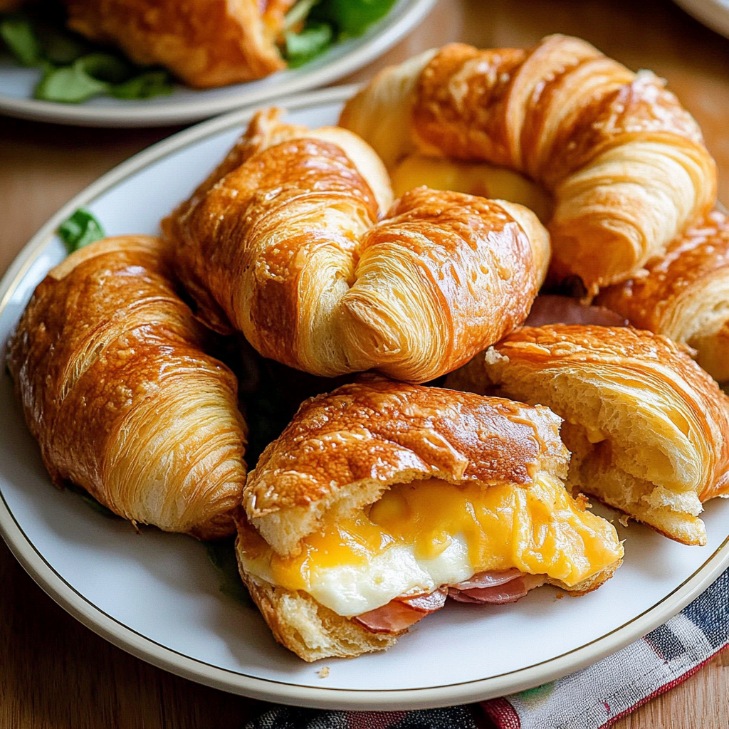 Easy Croissant Breakfast Sandwiches