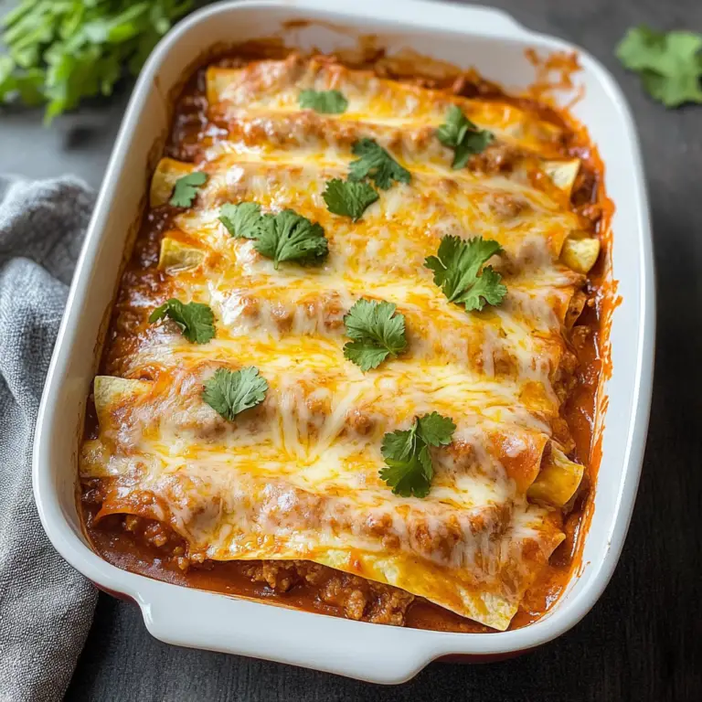 Easy Ground Beef Enchiladas: Mouthwatering Comfort Food Delight