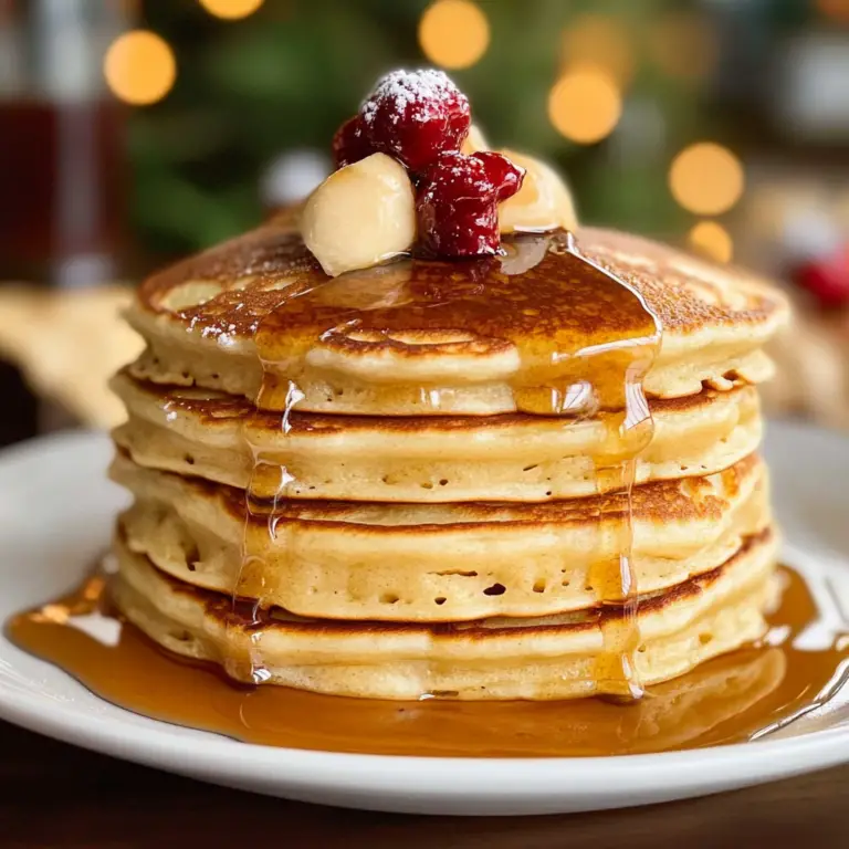 Amazing Eggnog Pancakes for a Delicious Holiday Breakfast