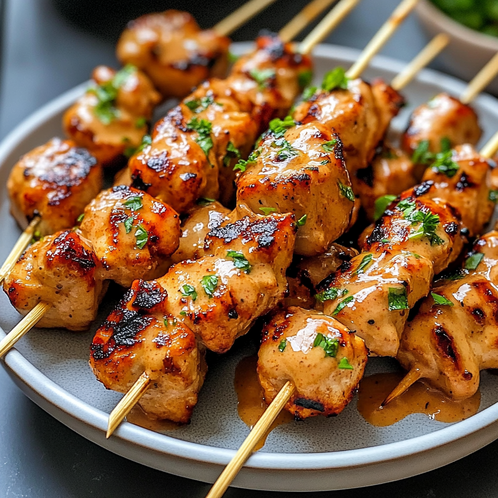 Firecracker Chicken Skewers