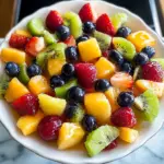 Amazing Fruit Cups with Honey-Lime Dressing Delightful Treat