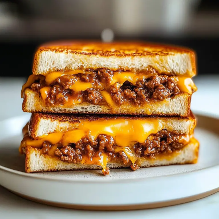 Amazing Grilled Cheese Sloppy Joes for Delicious Comfort