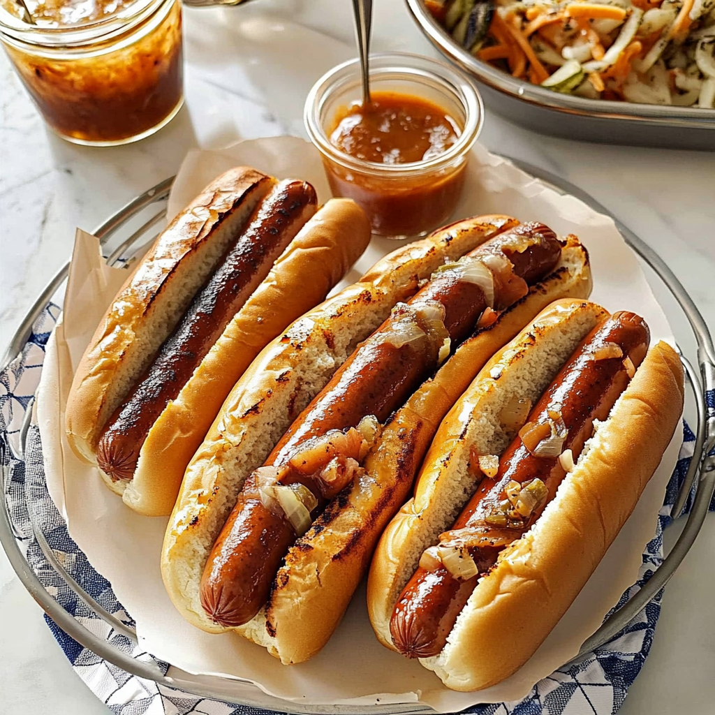 Amazing Grilled Hot Dogs for 4th of July Celebration