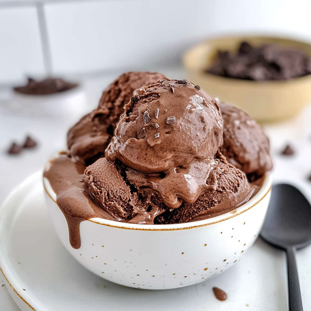 Healthy Chocolate Nice Cream