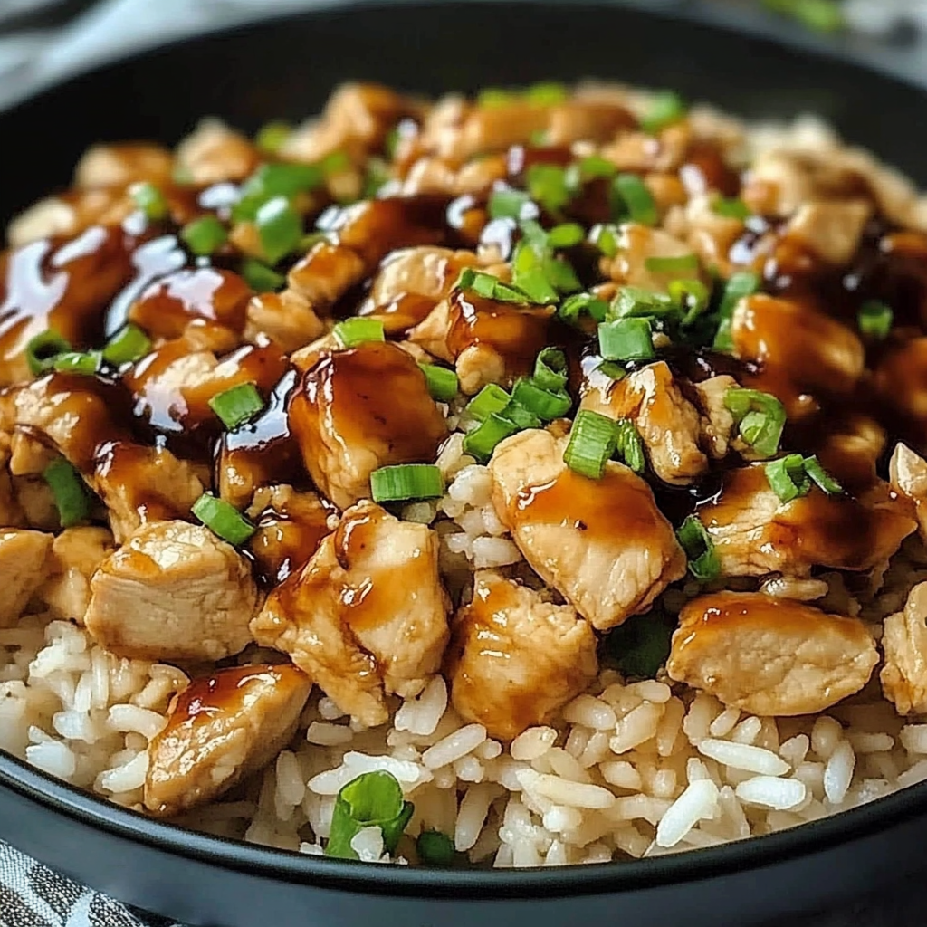 Honey BBQ Chicken Rice - Incredible and Delicious Delight