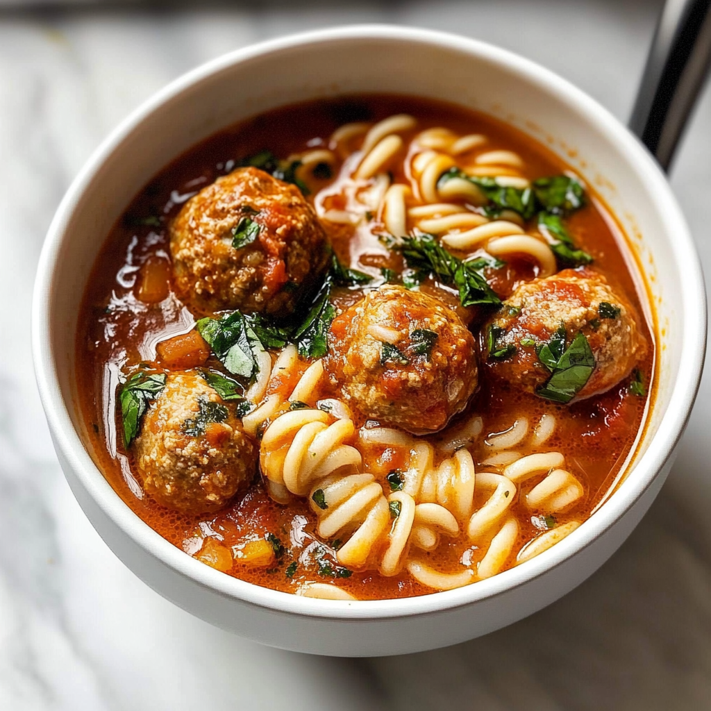 Italian Meatball Soup