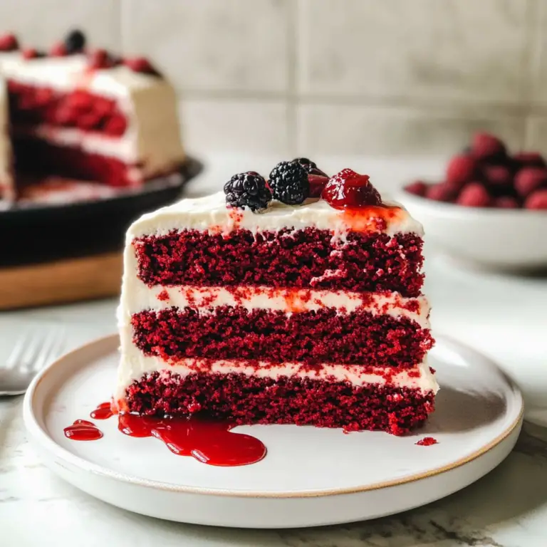 Amazing Juneteenth Red Velvet Cake for Delicious Celebrations