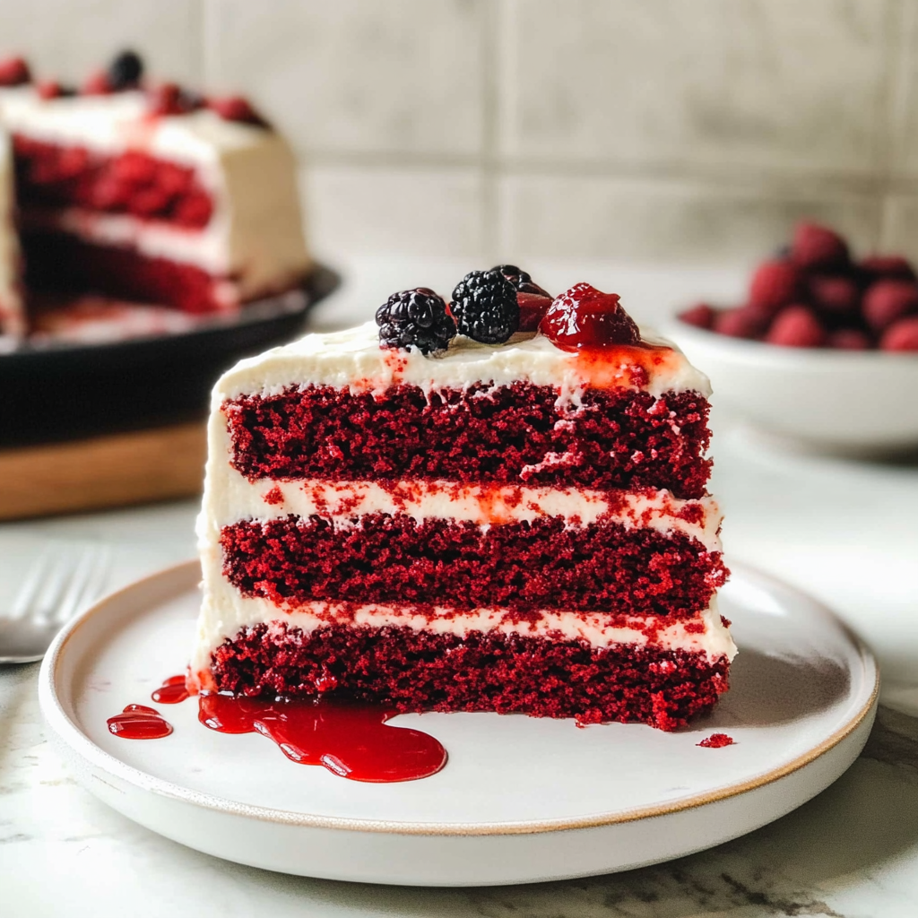 Amazing Juneteenth Red Velvet Cake for Delicious Celebrations