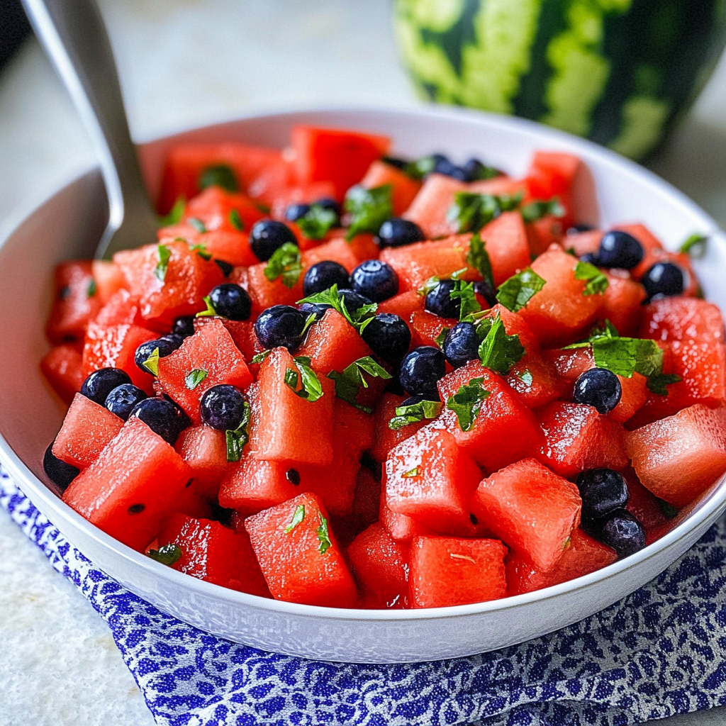 Juneteenth watermelon salad