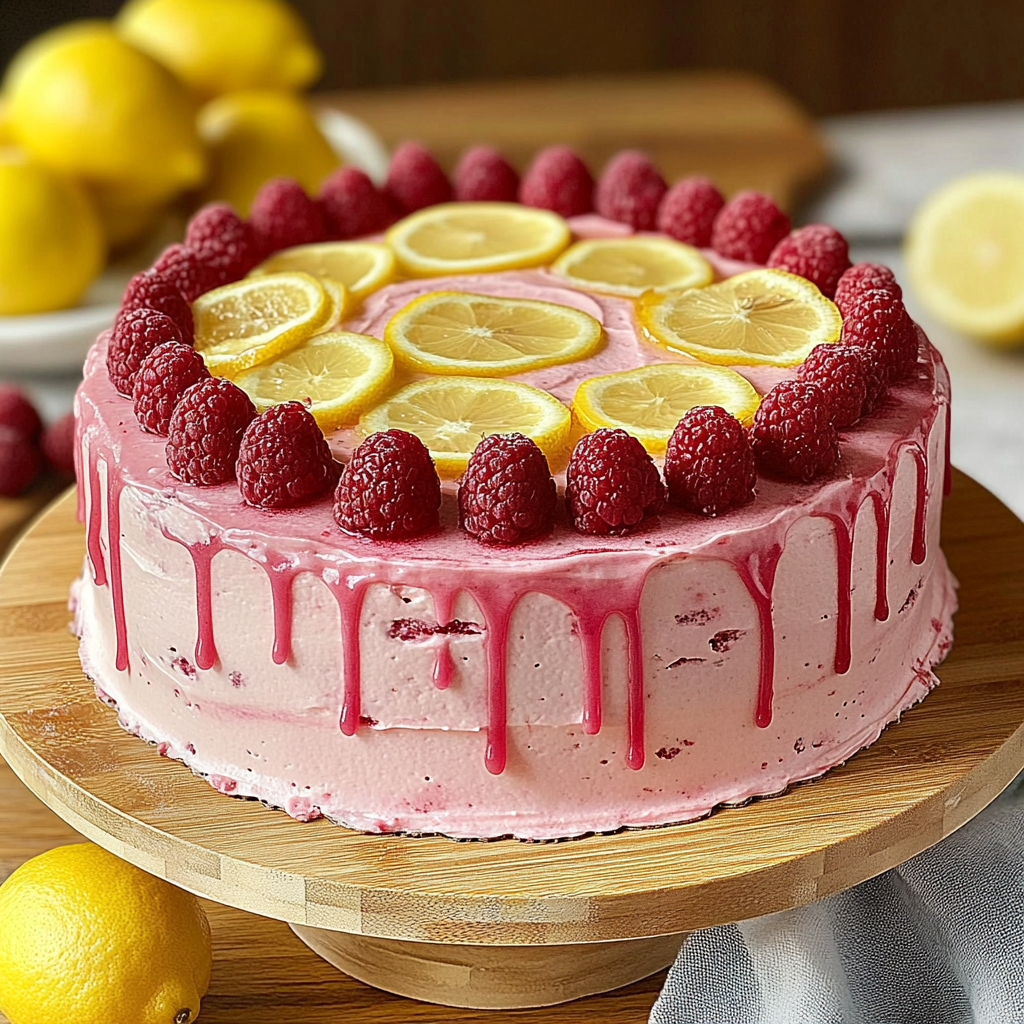 Amazing Lemon Raspberry Cake That Will Brighten Your Day