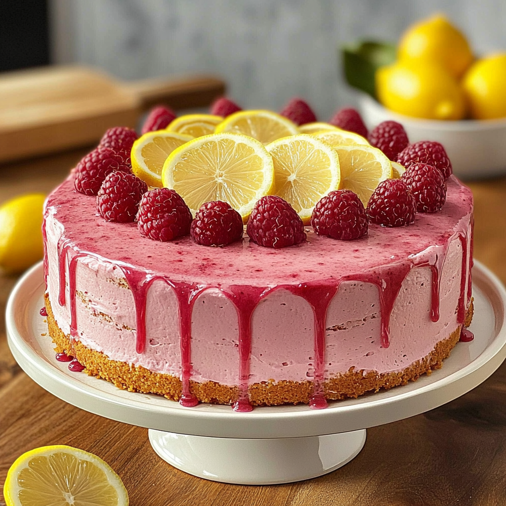 Amazing Lemon Raspberry Cake for a Delicious Treat