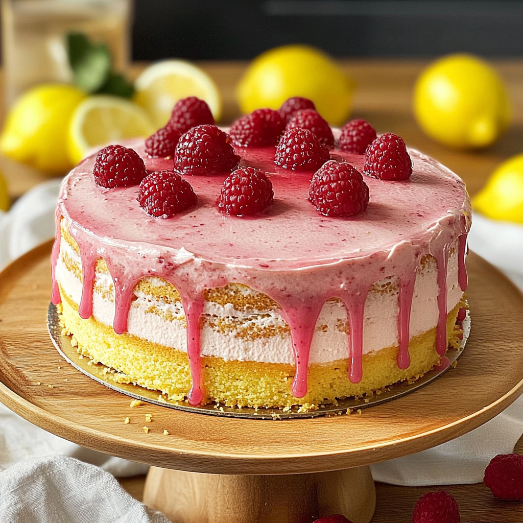 Lemon Raspberry Cake