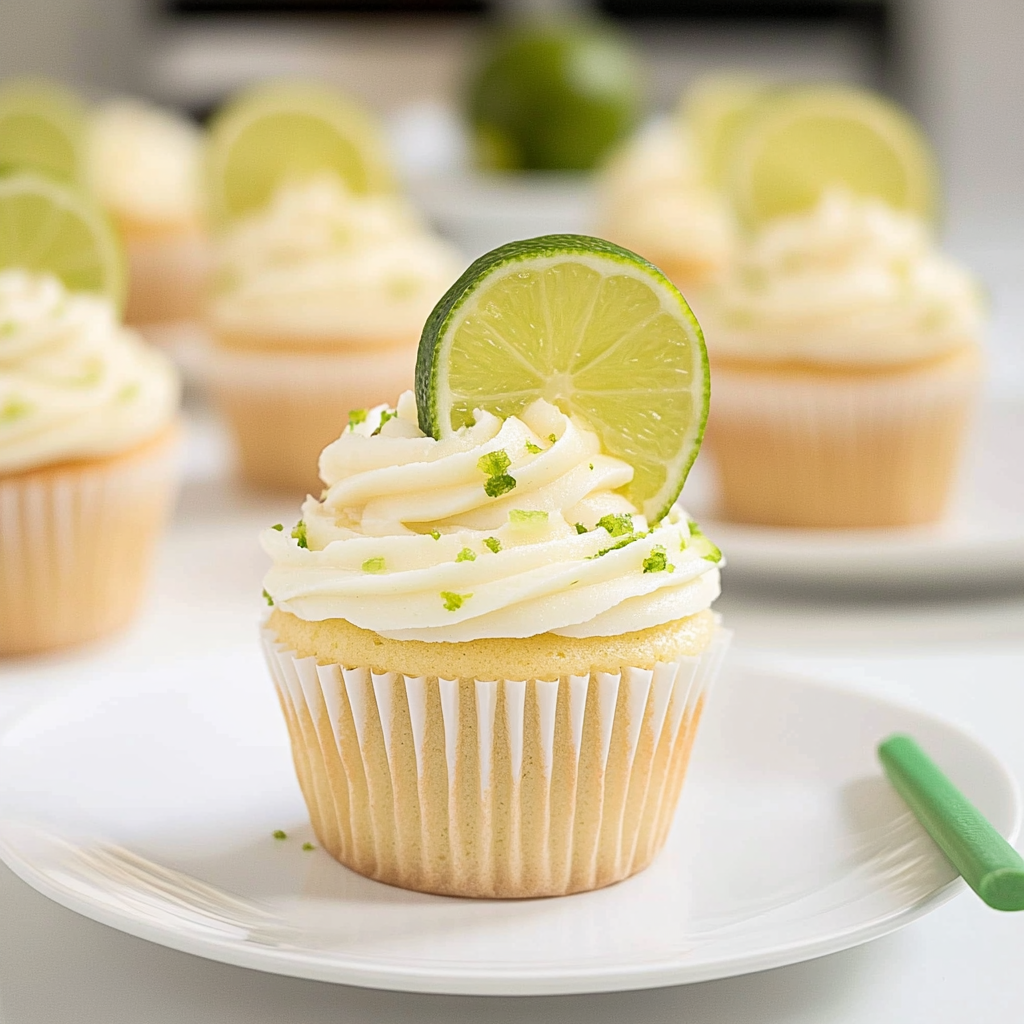 Amazing Margarita Cupcakes with Tequila Lime Frosting Delight