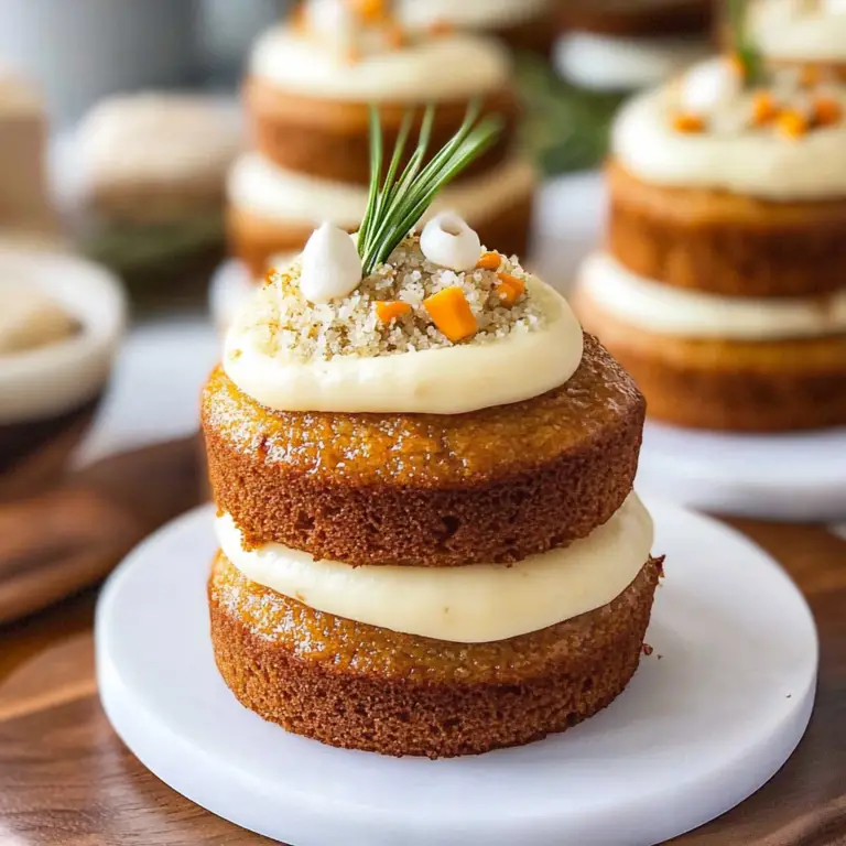 Amazing Mini Carrot Cakes for a Delicious Treat