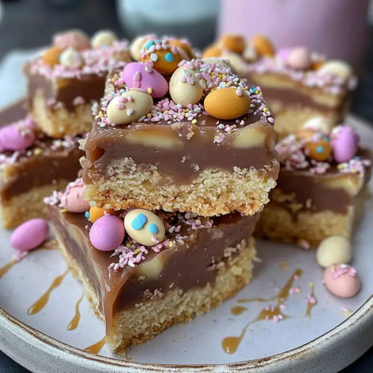 Mini Egg Millionaire’s Shortbread: Incredible Spring Delight