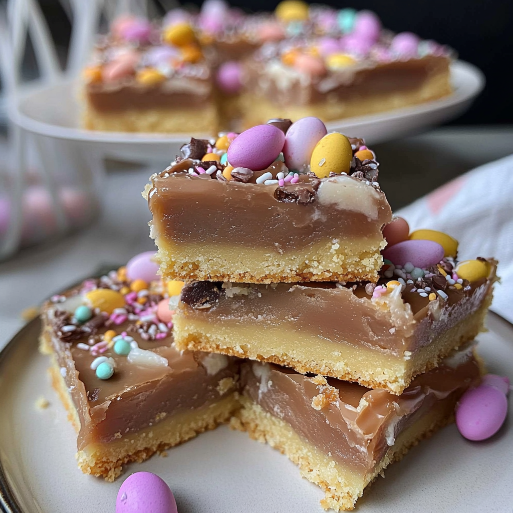 Mini Egg Millionaire’s Shortbread