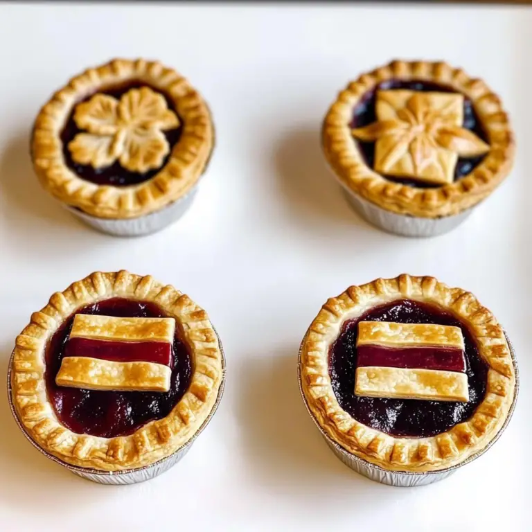 Amazing Mini Flag Pies for Incredible Flavor Delights
