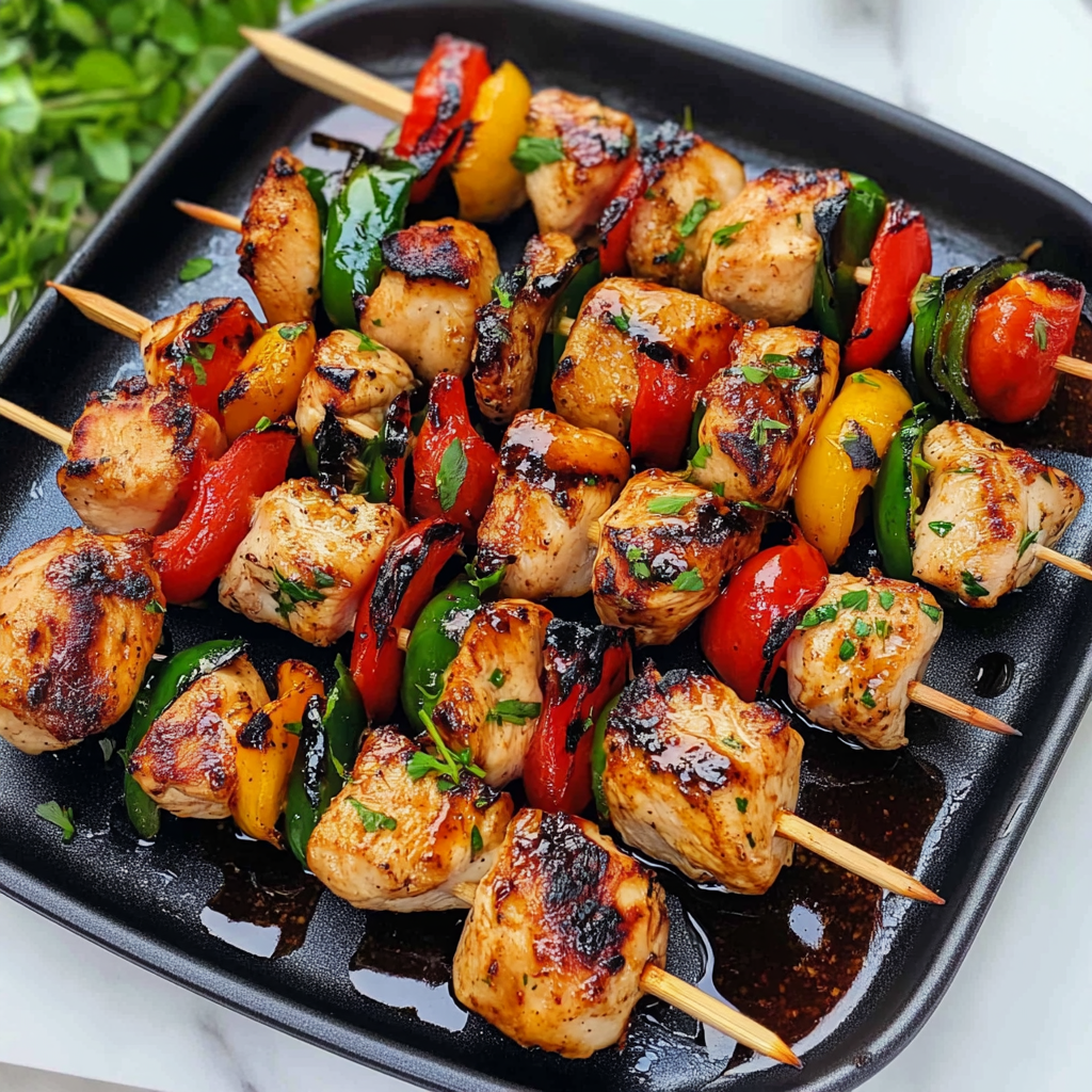 Amazing Mini Chicken Skewers for the Pool - Delicious Bliss