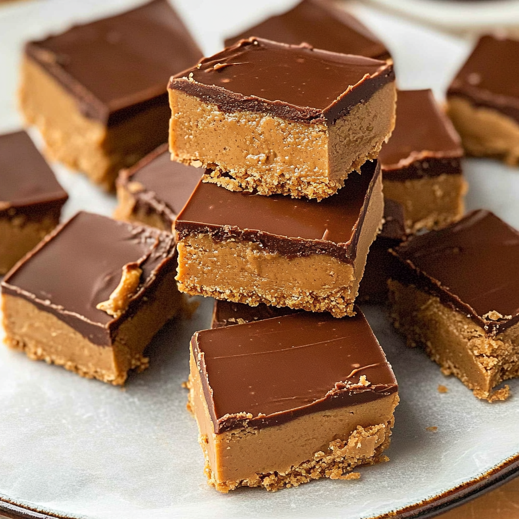 Amazing No-Bake Double Peanut Butter Bars for Indulgence