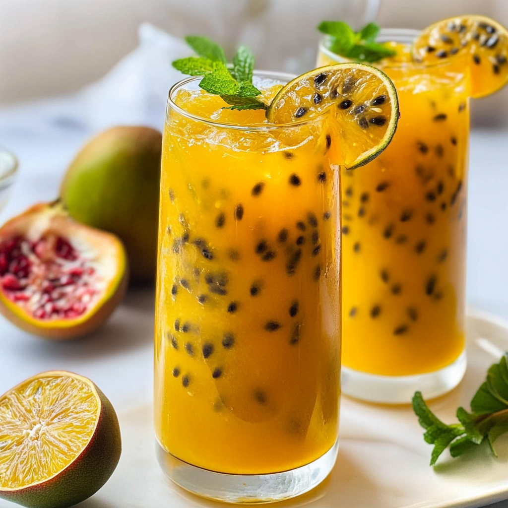 Passion fruit agua fresca recipe