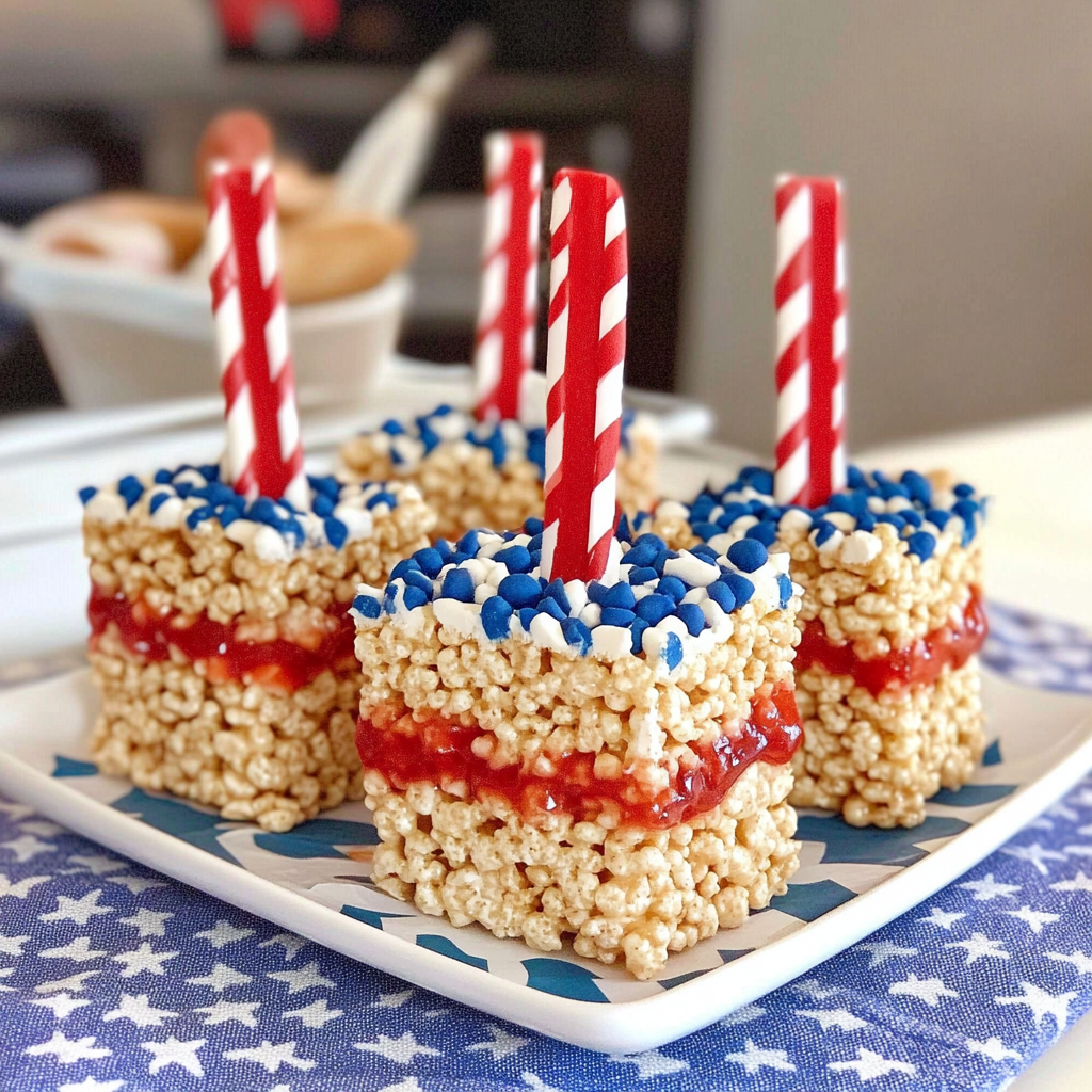 Amazing Patriotic Rice Krispie Treats for a Delicious Celebration