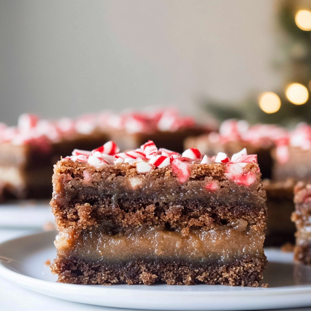 Peppermint Gooey Bars
