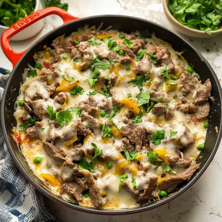Amazing Philly Steak & Cheese Skillet for Delicious Comfort