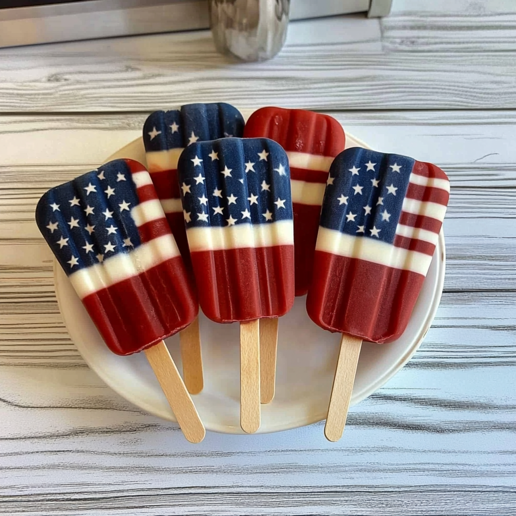 Red White and Blue Popsicles: Amazing Summer Delight