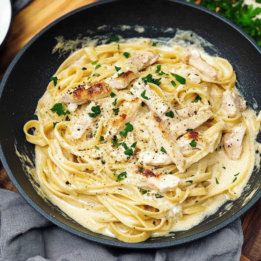 Rotisserie Chicken Alfredo