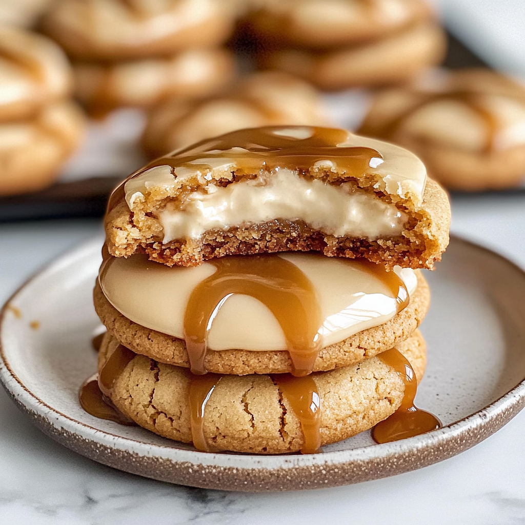 Incredible Salted Caramel Cheesecake Cookies to Delight