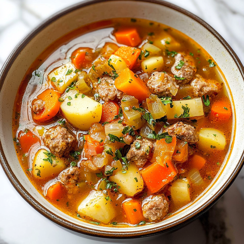 Sausage and Vegetable Soup